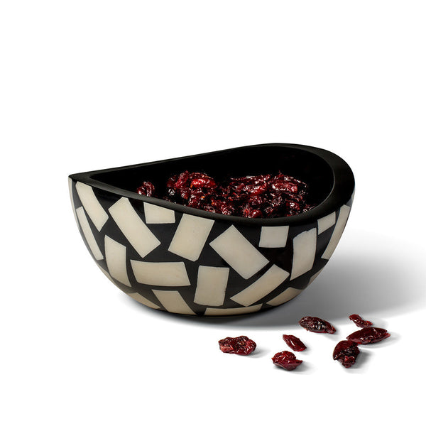 Bone Domino Small Bowl