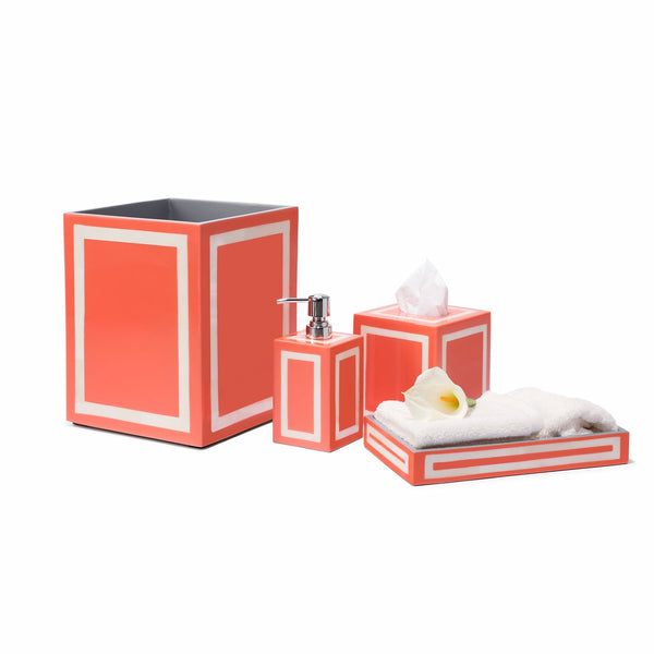 Coral & Bone Vanity Set