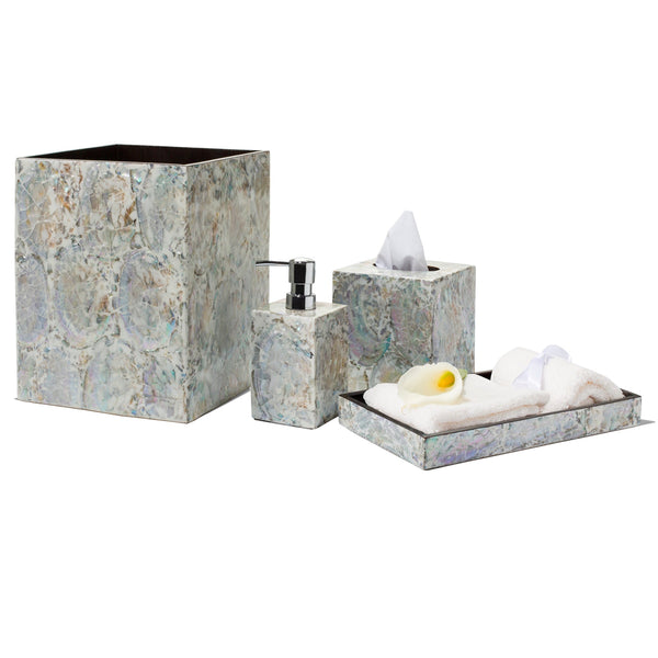 Mother of Pearl Natural Vanity Set