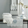 Cairo Scallop Piping Bath Towel - Pioneer Linens