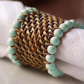 Handwoven Beaded Napkin Rings