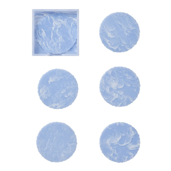 Cloud Coasters in Periwinkle