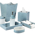 Caviar Enamel with Pearls Trim Vanity Set - Pioneer Linens