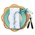 Floral Branch Embroidered Napkins - Pioneer Linens