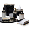 Duchess Enamel with Melange of Crystals Vanity Set - Pioneer Linens