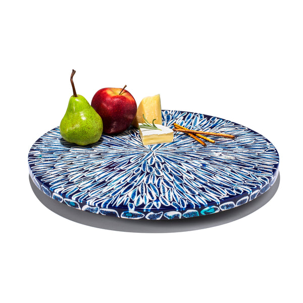 Blue Almendro Revolving Tray