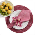 Jewel Pique Napkins - Pioneer Linens