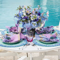 Ray Placemat in Periwinkle & Seafoam