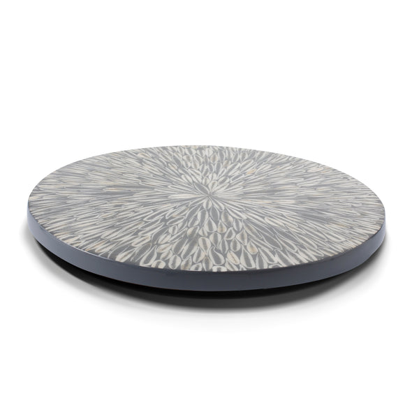 Gray Almendro Revolving Tray