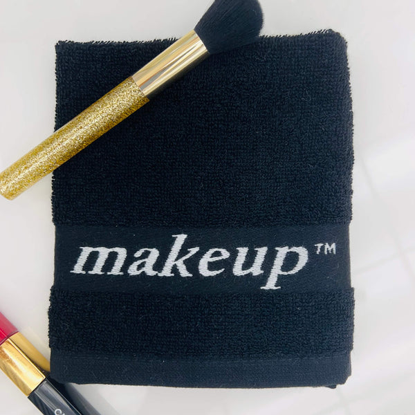 Black Makeup Wash Cloth