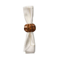 Twist Napkin Rings in Brown & Gold - Pioneer Linens