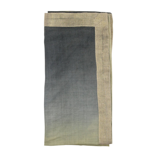 DIP DYE NAPKIN IN SAGE & MIDNIGHT