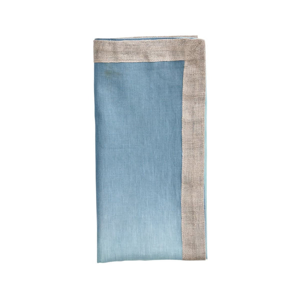 Dip Dye  Napkins in Sky & Blue