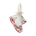 Amalfi Napkin Rings in White - Pioneer Linens