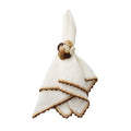 KNOTTED EDGE NAPKIN IN WHITE, NATURAL & BROWN - Pioneer Linens