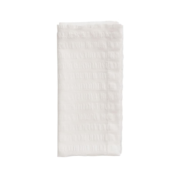 Seersucker Napkins in White