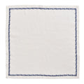 Filament Napkin in White & Navy