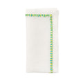 Filament Napkin in White & Yellow & Green