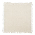 Fringe Napkin in White & Gold