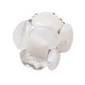 Sea Stone Napkin Ring in White