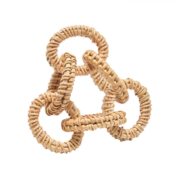 Rattan Link Napkin Ring in Natural