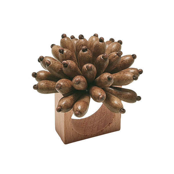 Florette Napkin Ring in Brown