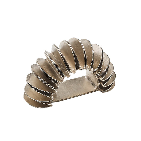 Demilune Napkin Ring in Silver