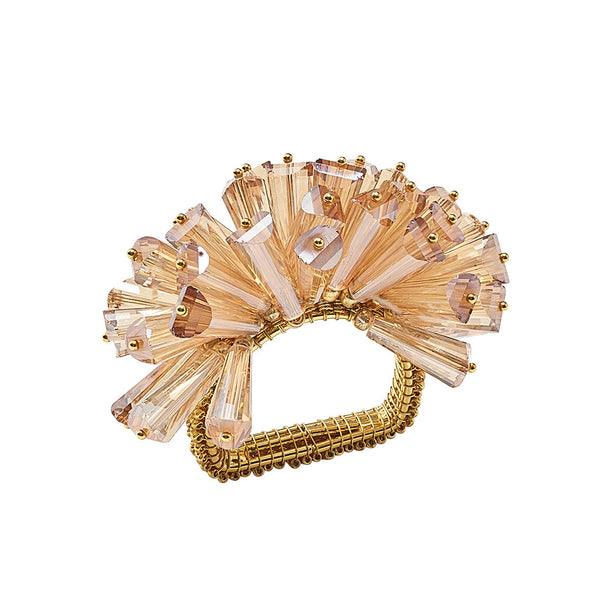 Dazzle Napkin Ring in Champagne