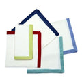 Newport Border Pique Napkins - Pioneer Linens