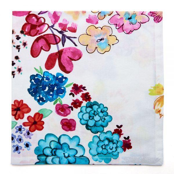 Printed Cotton Floral Napkins