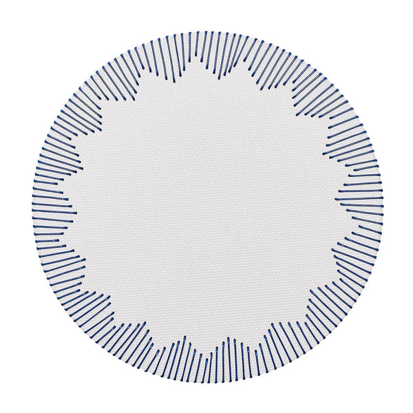 Dream Weaver Placemat in White & Blue