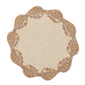 Winding Vines Placemat in Ivory, Natural & Gold