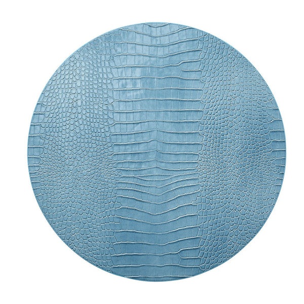 Croco Placemat in Glacier Blue