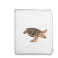 Blue Sea Turtle Towels - Pioneer Linens