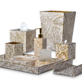 Proseco Two Tone Enamel Vanity Set - Pioneer Linens