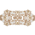 Papillon Runner in Ivory & Gold