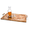 Burl Veneer Large Tray