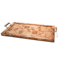 Burl Veneer Large Tray