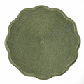 Round Scallop Glimmer and Shimmer Placemats - Pioneer Linens