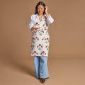 Gisele Scarlet Linen Apron