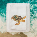 Blue Sea Turtle Towels - Pioneer Linens