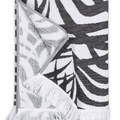 Zebra Palm Beach Towels