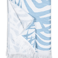 Zebra Palm Beach Towels