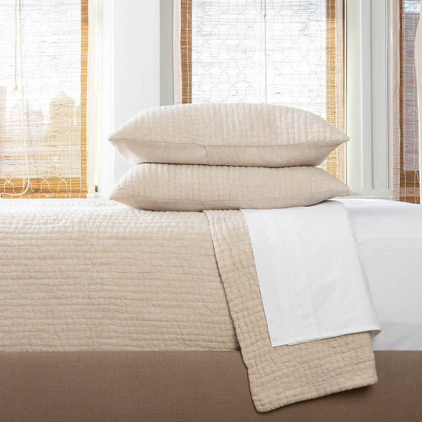 Vivada Sand Woven Coverlet