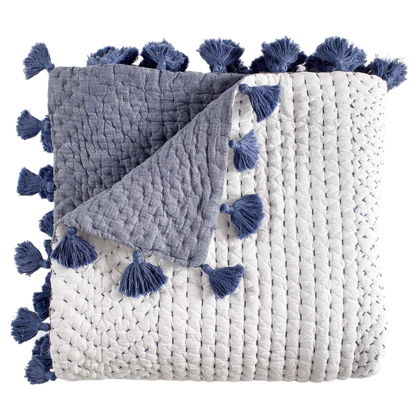 Sahati Indigo Throw