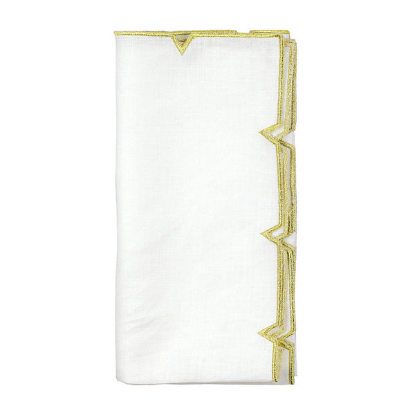 Divot Napkins in Gold