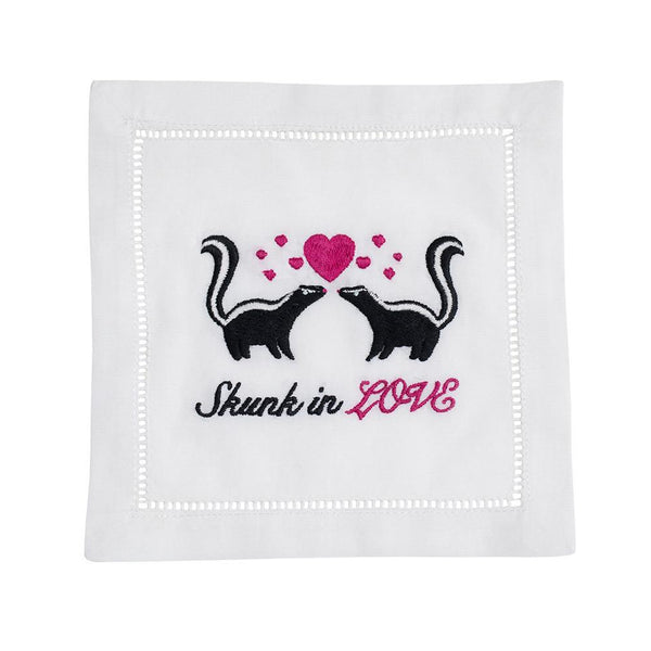 SKUNK IN LOVE Cocktail Napkins