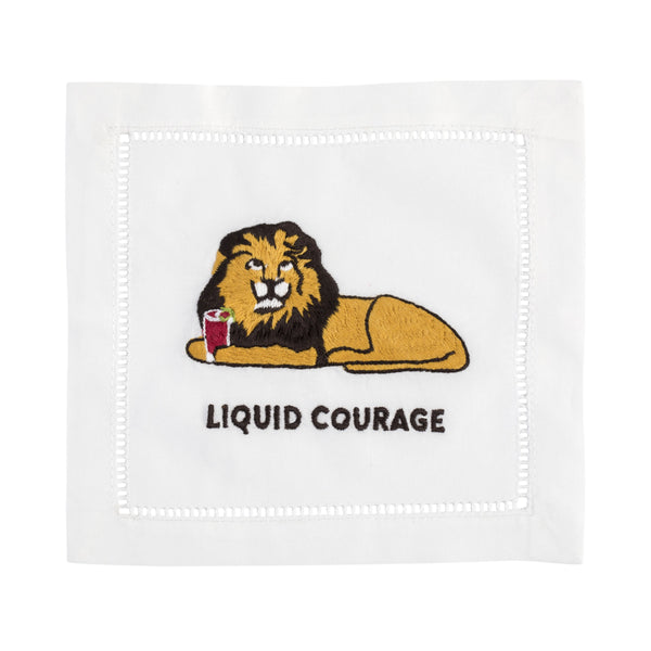 LIQUID COURAGE Cocktail Napkins