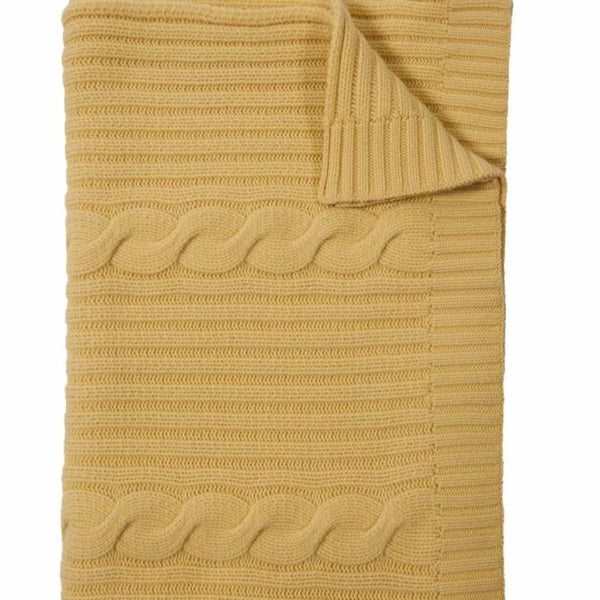 Roma Cashmere Throw In Sun