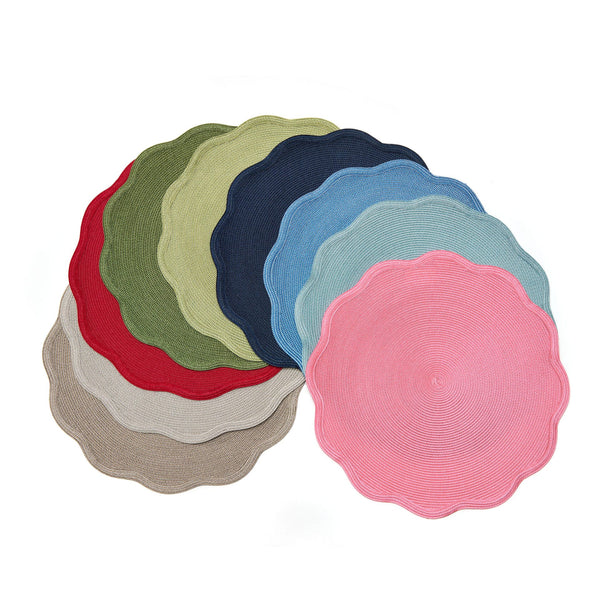 Round Scallop Placemats